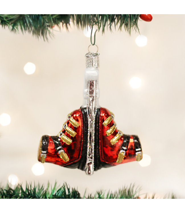Old World Christmas Botas de esquí | Decoración navideña