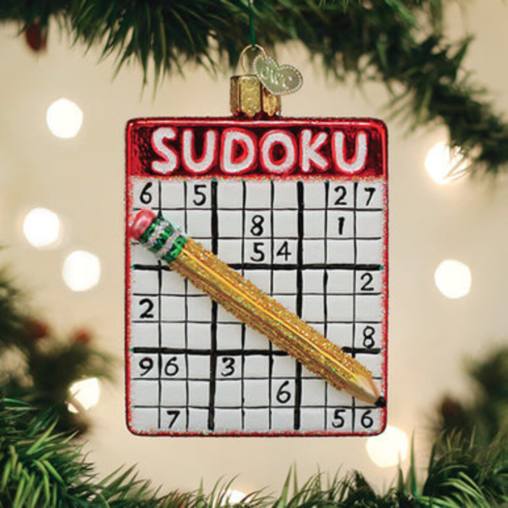 Old World Christmas Sudoku | Kerst ornament Old World Christmas Sudoku | Kerst ornament