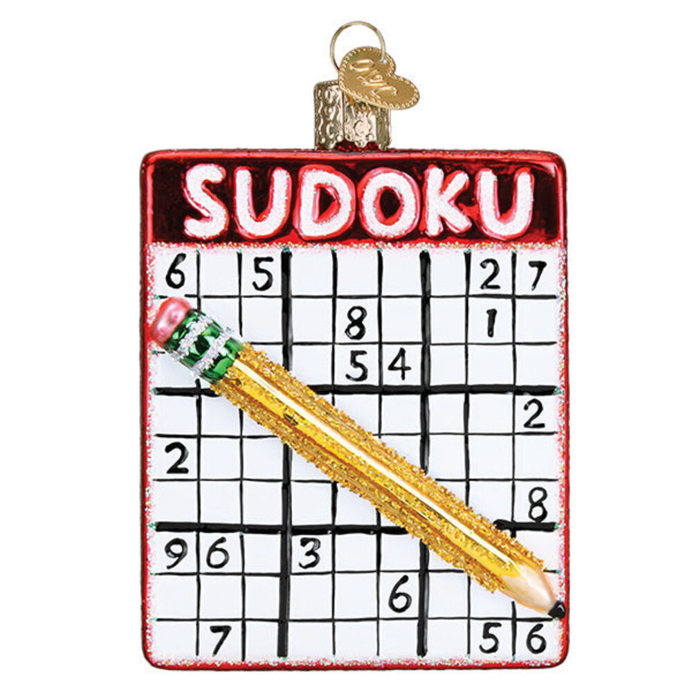Old World Christmas Sudoku | Christmas ornament Old World Christmas Sudoku | Christmas ornament