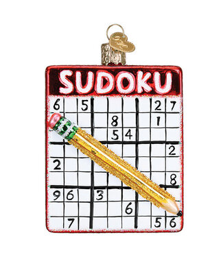 Old World Christmas Sudoku | Christmas ornament