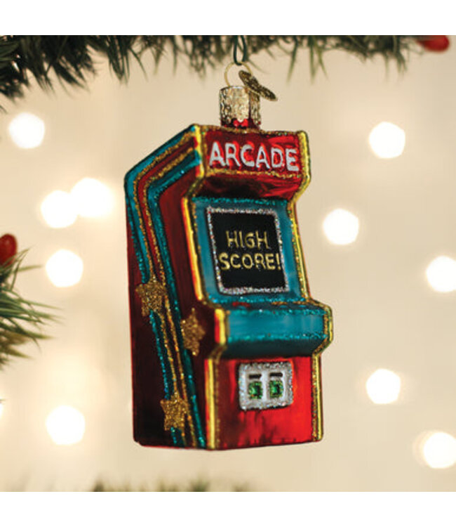 Old World Christmas Jeu d'arcade | décoration de Noël