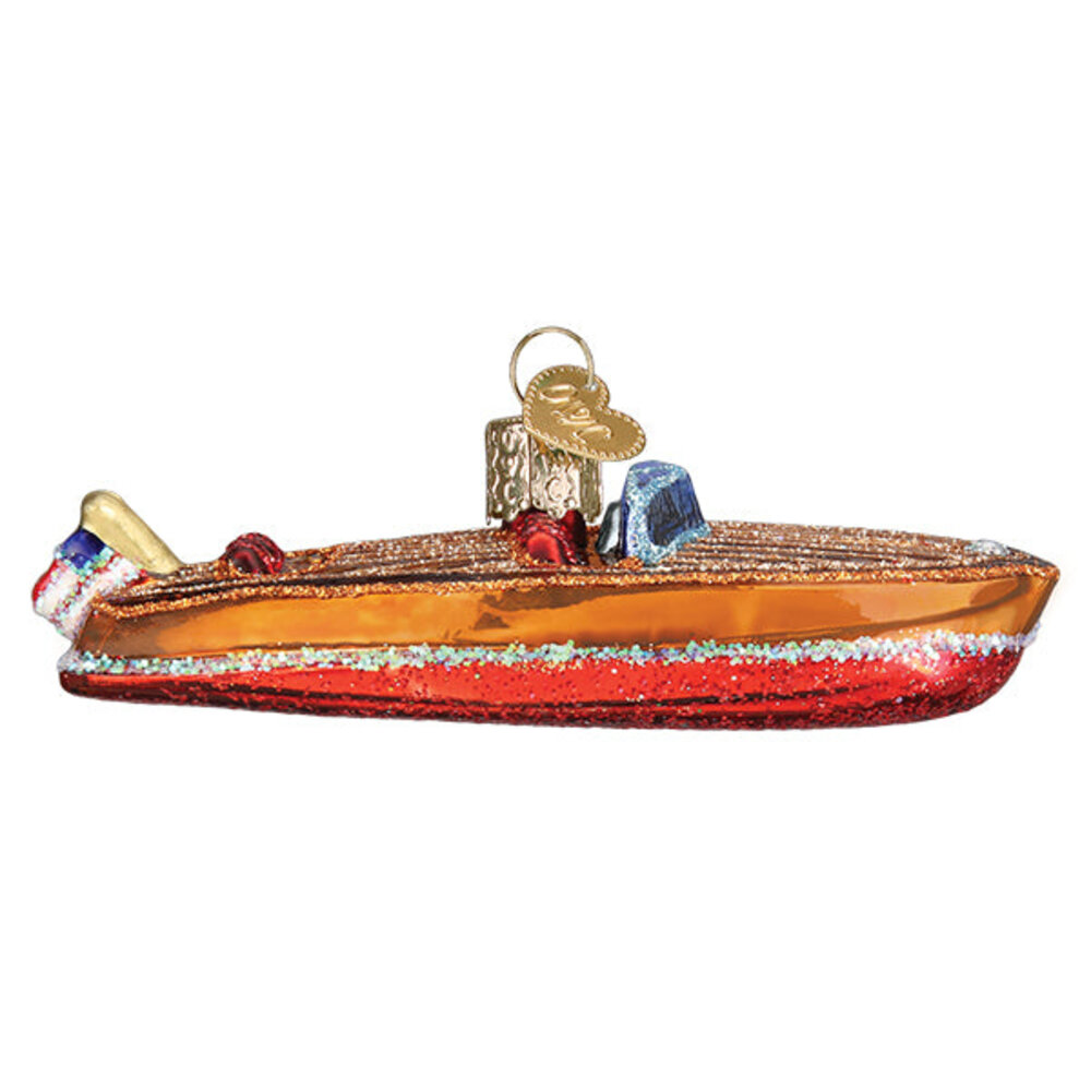 Old World Christmas Classic Wooden Boat | Christmas ornament Old World Christmas Classic Wooden Boat | Christmas ornament