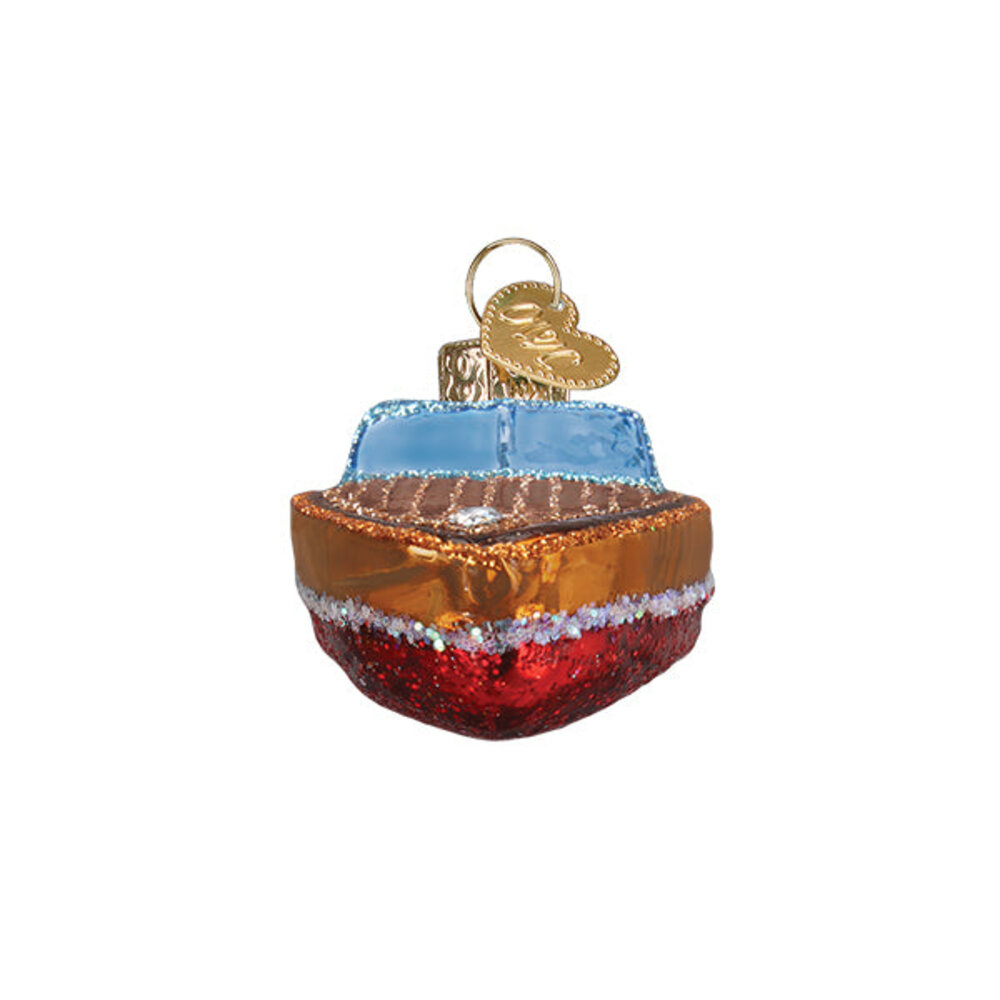 Old World Christmas Classic Wooden Boat | Christmas ornament Old World Christmas Classic Wooden Boat | Christmas ornament