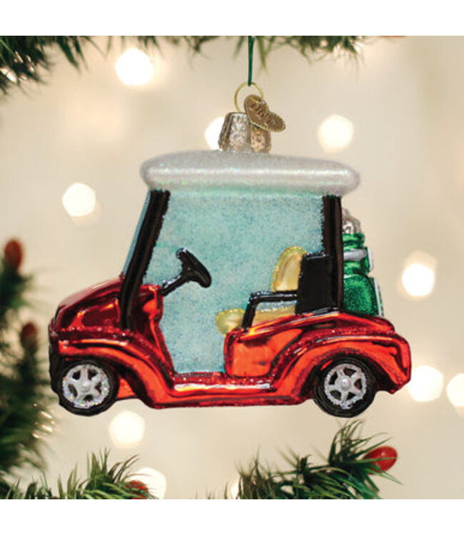 Old World Christmas Golf Cart | Christmas ornament