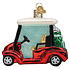 Carrello da golf | Ornamento di Natale