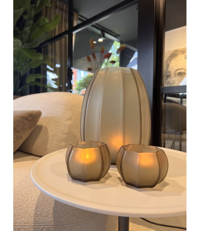 NU PUUR & GROEN 12 bougies chauffe-plat LED rechargeables de luxe