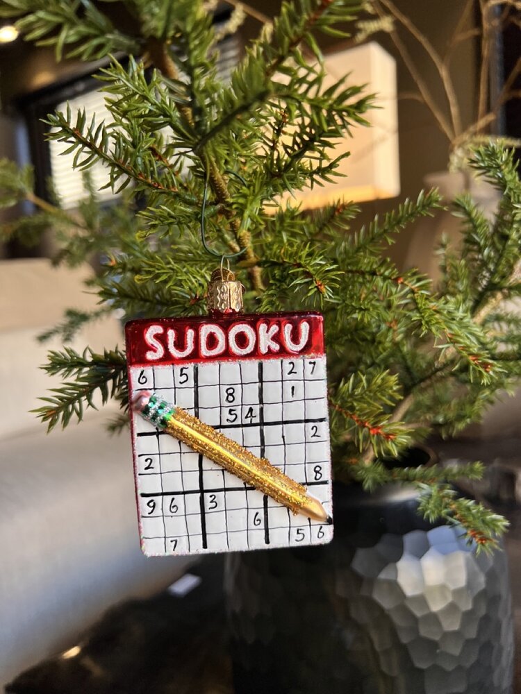 Old World Christmas Sudoku | Christmas ornament Old World Christmas Sudoku | Christmas ornament