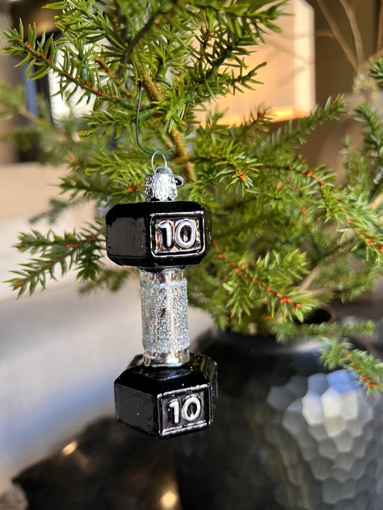 Old World Christmas Dumbbell | Kerst ornament