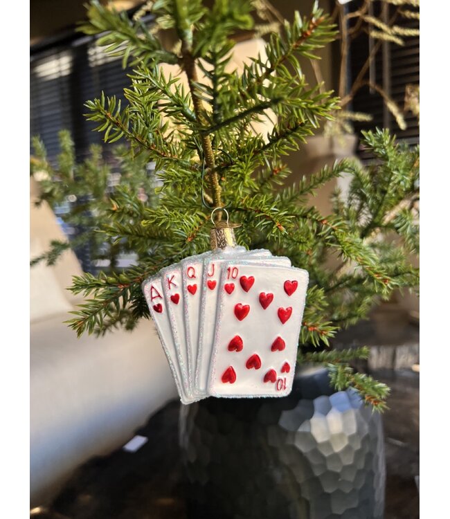 Old World Christmas Royal Flush Poker | Weihnachtsschmuck
