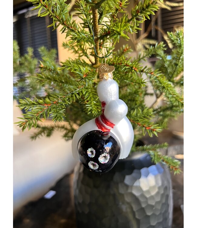 Old World Christmas Boule de bowling et épingles | décoration de Noël