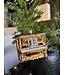 Old World Christmas Piano vertical marrón | Decoración navideña