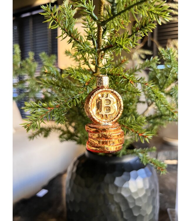 Old World Christmas Bitcoin | décoration de Noël