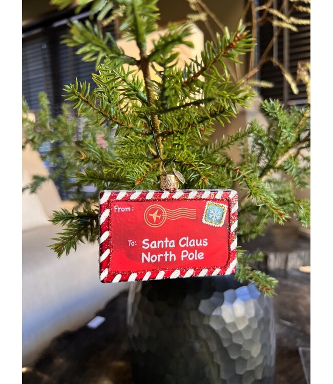 Old World Christmas Letter to Santa Claus | Christmas ornament