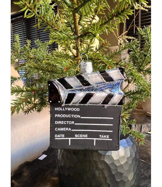 Old World Christmas Clapperboard | Christmas ornament