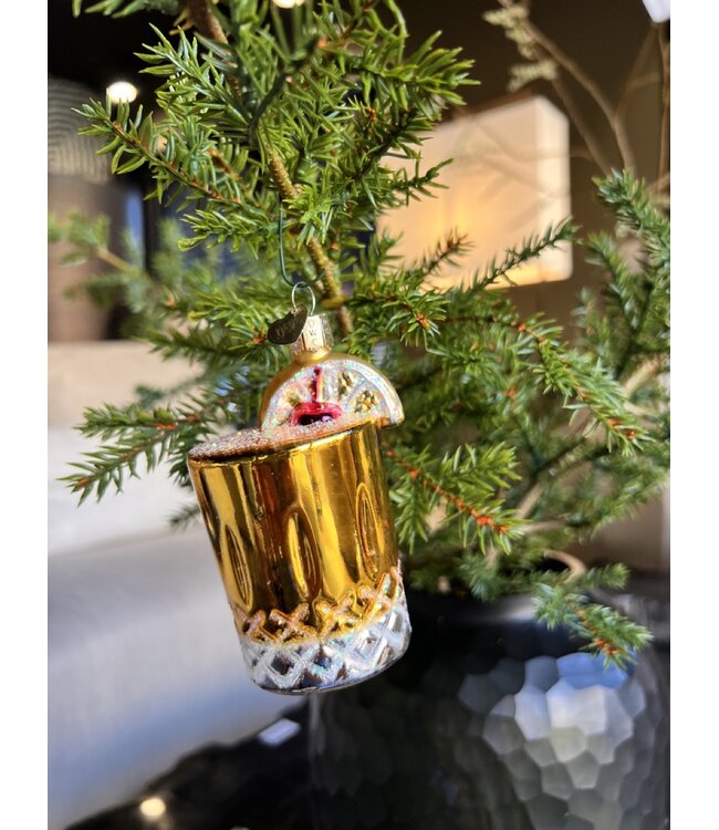 Old World Christmas Whisky amargo | Decoración navideña