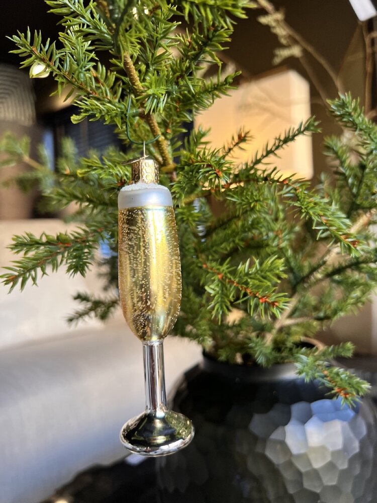 Old World Christmas Champagneglass | julepynt Old World Christmas Champagneglass | julepynt