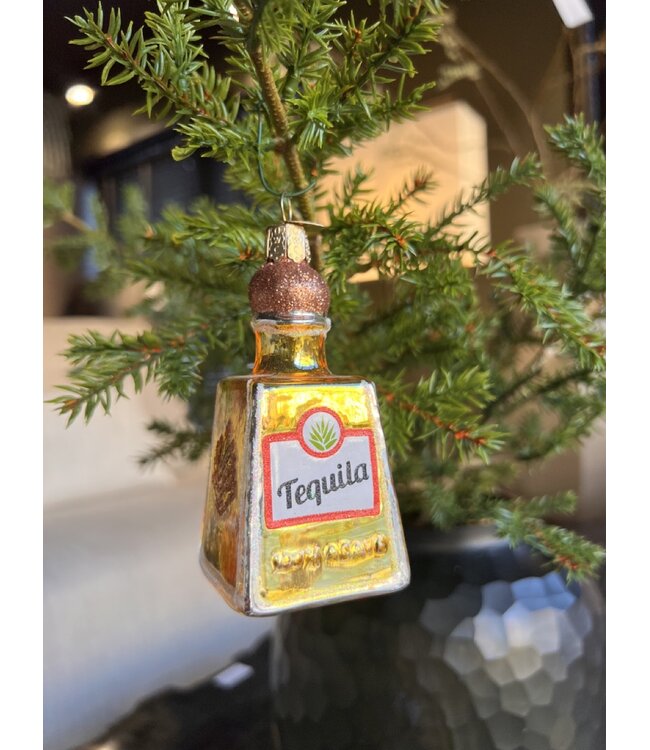 Old World Christmas Bottiglia di tequila | Ornamento di Natale