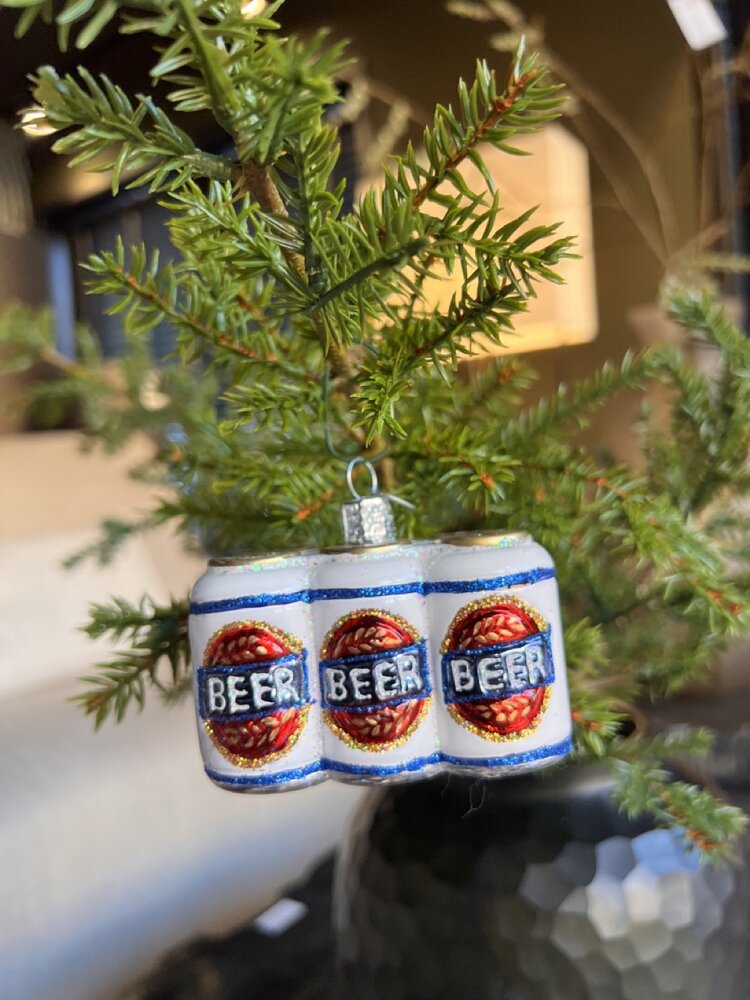 Old World Christmas Six Pack Beer | Christmas ornament Old World Christmas Six Pack Beer | Christmas ornament
