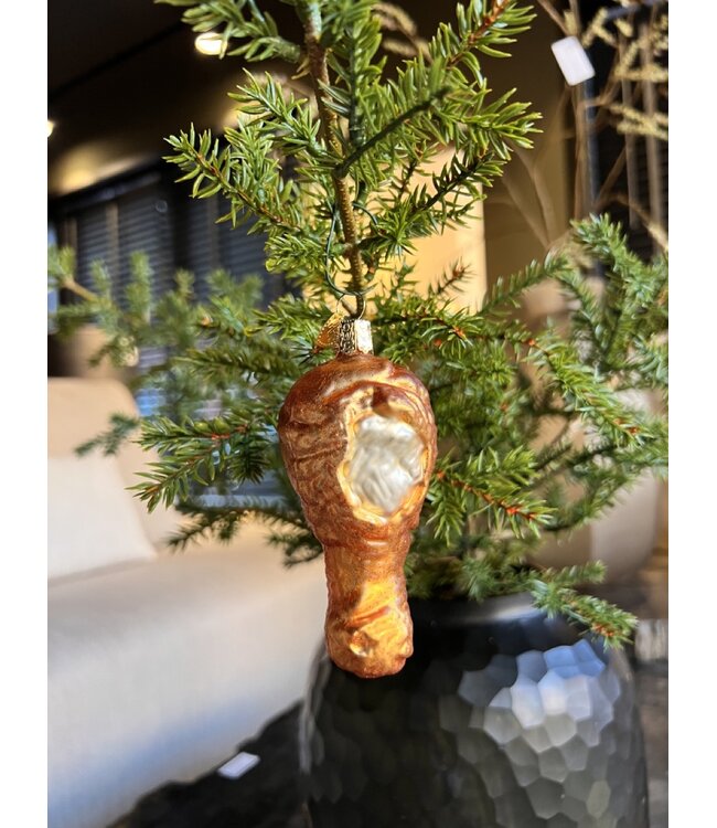 Old World Christmas Fried Chicken Drumstick | Christmas ornament