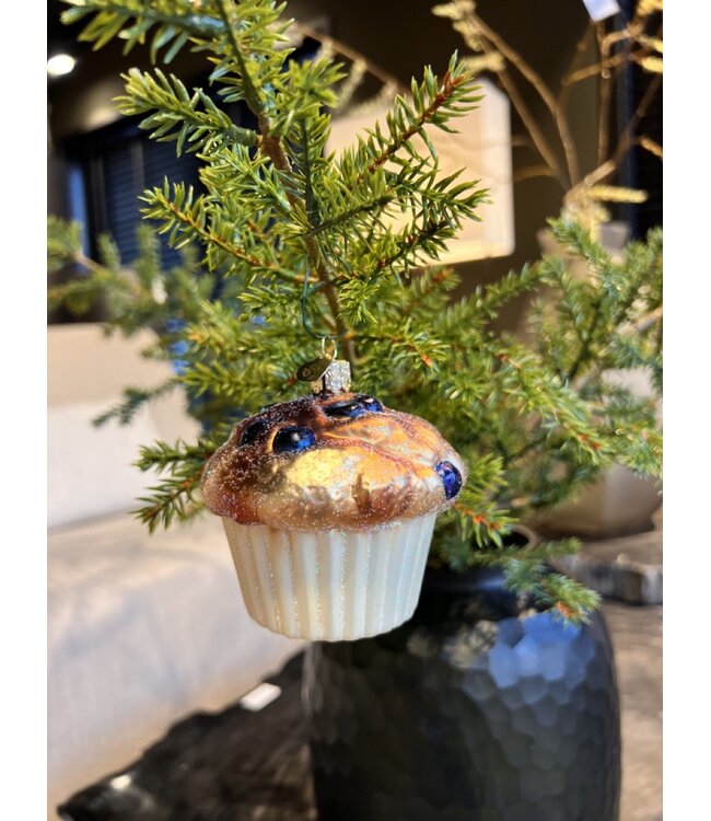 Old World Christmas Muffin ai mirtilli | Ornamento di Natale