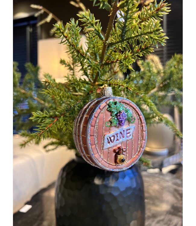 Old World Christmas Botte di vino | Ornamento di Natale