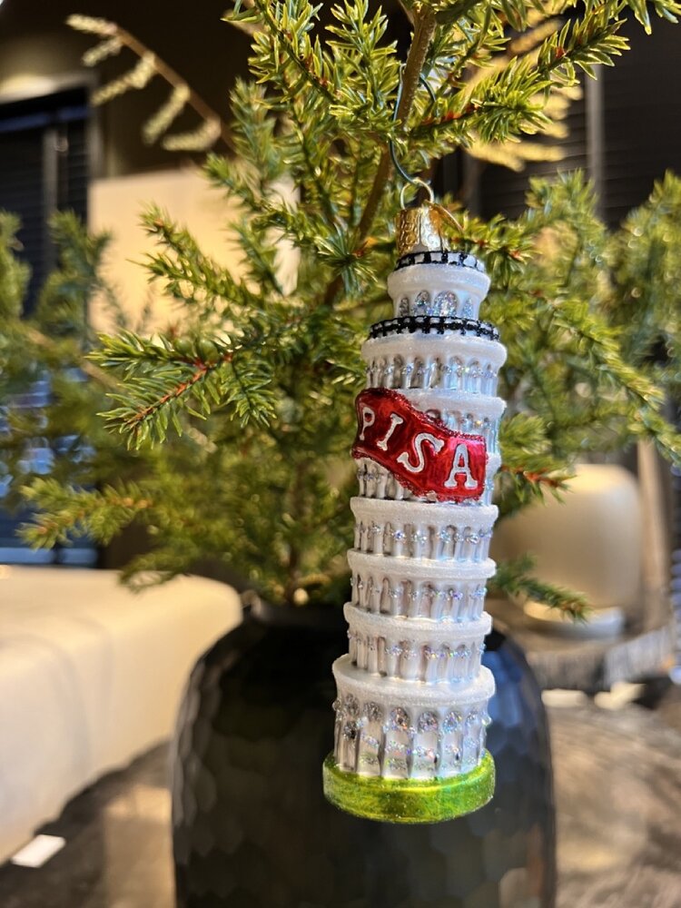 Old World Christmas Toren van Pisa | Kerst ornament