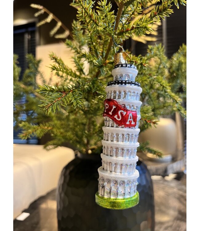 Old World Christmas Torre di Pisa | Ornamento di Natale