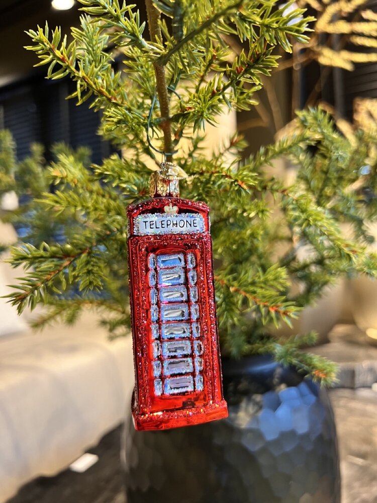 Old World Christmas Englische Telefonzelle | Weihnachtsschmuck Old World Christmas Englische Telefonzelle | Weihnachtsschmuck