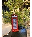 Old World Christmas Engelsk telefonkiosk | julepynt