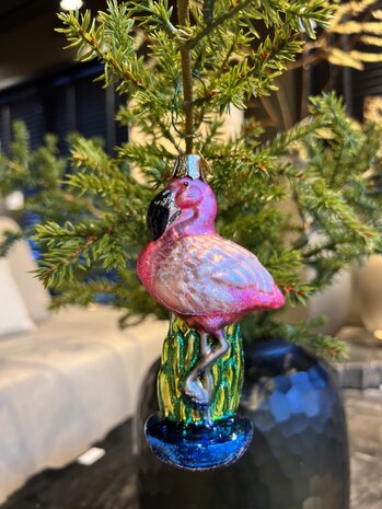 Old World Christmas Flamingo | Weihnachtsschmuck