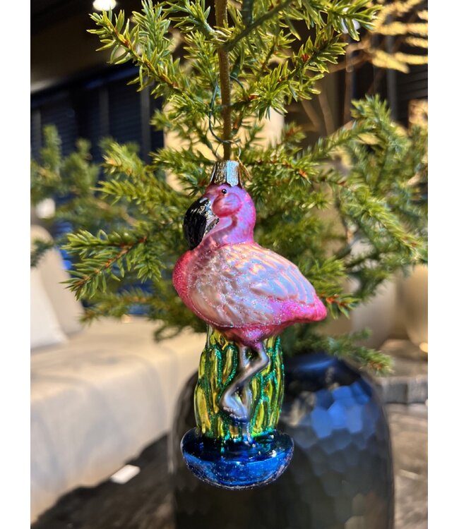 Old World Christmas Flamingo | Christmas ornament