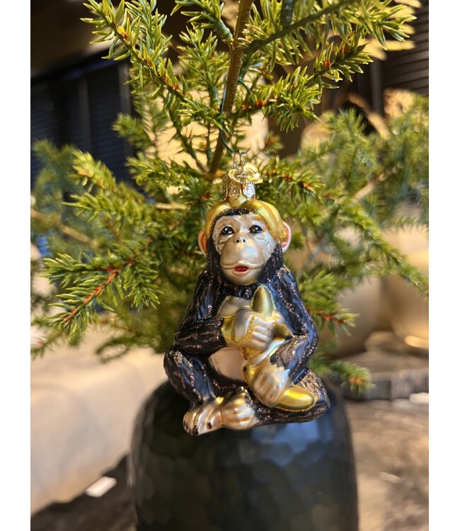Old World Christmas Chimpanzee | Christmas ornament