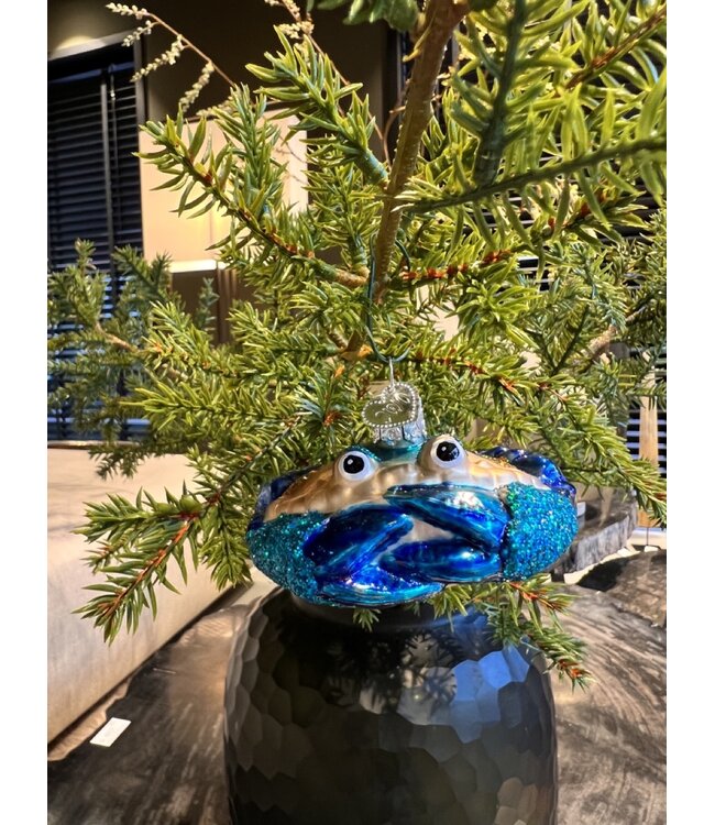 Old World Christmas Blaue Krabbe | Weihnachtsschmuck