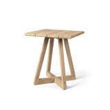 GOMMAIRE Outdoor | Organic Living Mesa de bar estilo bistró Dennis | Teca gris natural