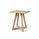GOMMAIRE Outdoor | Organic Living Bistro Bar Table Dennis | Teak Natural Grey