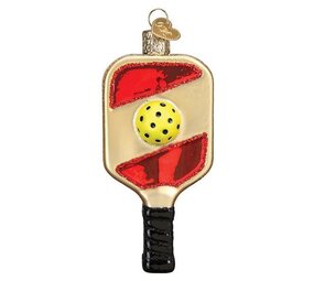 Old World Christmas Raqueta de Pickleball | Decoración navideña Old World Christmas Raqueta de Pickleball | Decoración navideña