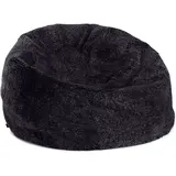 Natures Collection Beanbag Saueskinn | New Zealand Shortwool Black 73x74