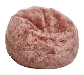 Natures Collection Beanbag Sheepskin | New Zealand Longwool Rosa 73x74