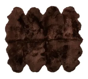 Natures Collection Saueskinn New Zealand Longwool | Sjokolade 180x214 Natures Collection Saueskinn New Zealand Longwool | Sjokolade 180x214