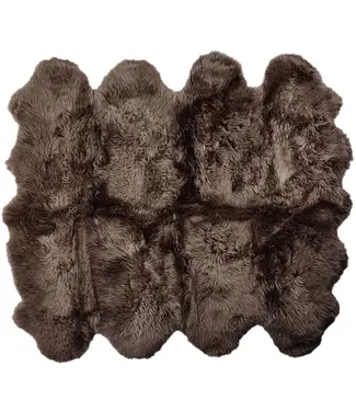 Natures Collection Saueskinn New Zealand Longwool | Valnøtt 180x214