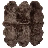 Natures Collection Saueskinn New Zealand Longwool | Valnøtt 180x162