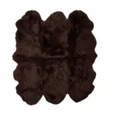 Natures Collection Schapenvacht New Zealand Longwool | Chocolate 180x162