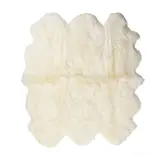 Natures Collection Sheepskin New Zealand Longwool | Ivory 180x162