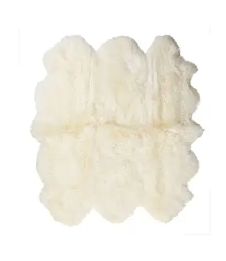 Natures Collection Peau de mouton Nouvelle-Zélande Longwool | Ivoire 180x162