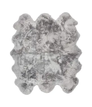 Natures Collection Pelle di pecora Nuova Zelanda Lana lunga | Grigio Chiaro 180x162