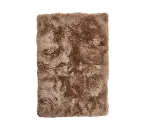 Natures Collection Peau de mouton Nouvelle-Zélande Longwool | Taupe 200x300 Natures Collection Peau de mouton Nouvelle-Zélande Longwool | Taupe 200x300