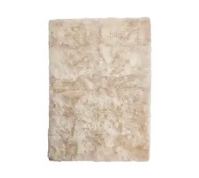 Natures Collection Schaffell Neuseeland Longwool | Leinen 200x300