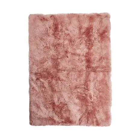 Natures Collection Schapenvacht New Zealand Longwool | Rosa 170x240 Natures Collection Schapenvacht New Zealand Longwool | Rosa 170x240