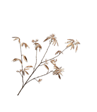 SILK-KA Rama de hoja de oro | 126cm