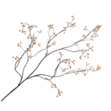 SILK-KA Branche de Baies Or | 133cm